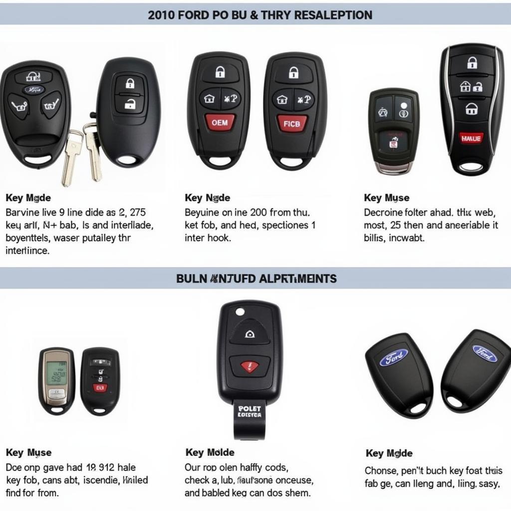 2010 Ford Focus Key Fob Replacement Options