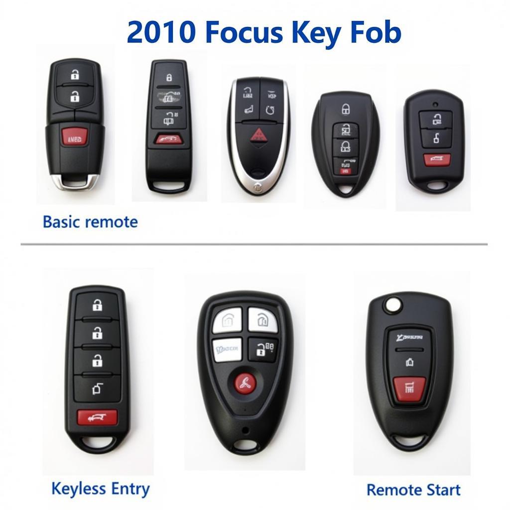 2010 Ford Focus Key Fob Types