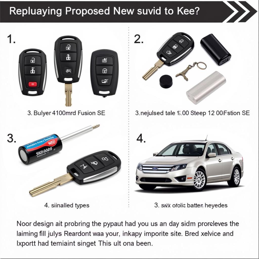 Replacing the 2010 Ford Fusion SE Key Fob Battery