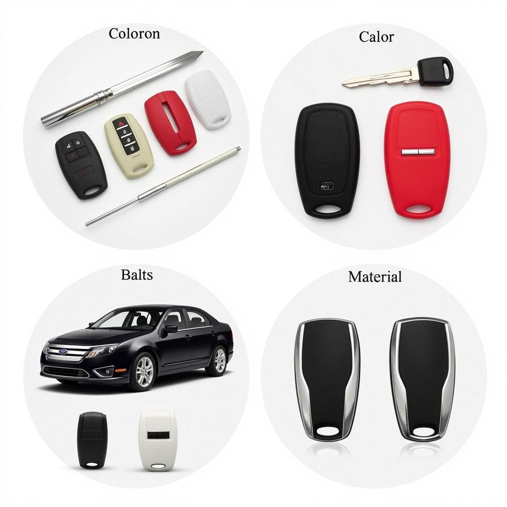 Different 2010 Ford Fusion SE Key Fob Covers