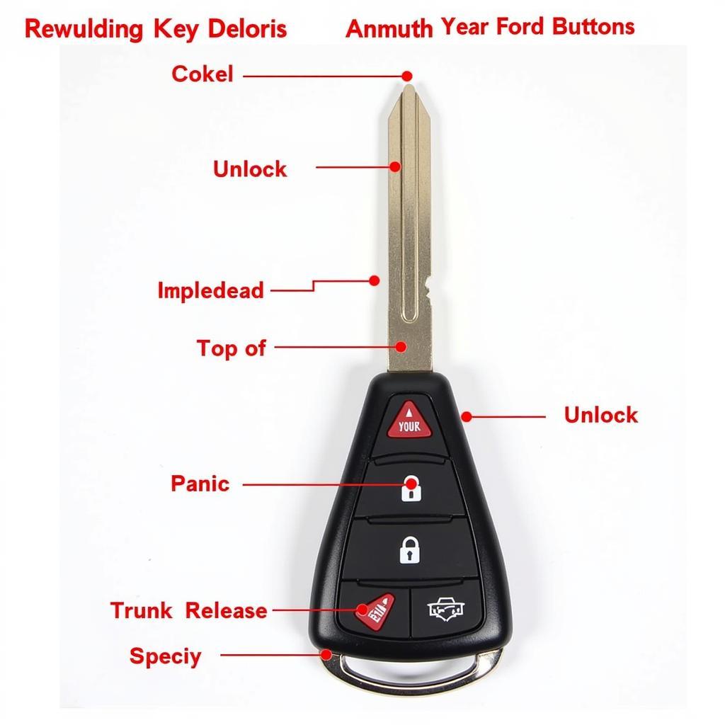 2010 Ford Taurus Key Fob Functions