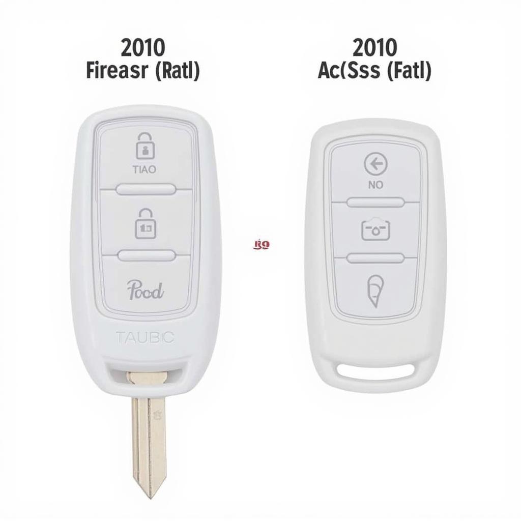 2010 Ford Taurus Key Fob Types: Basic and Intelligent Access