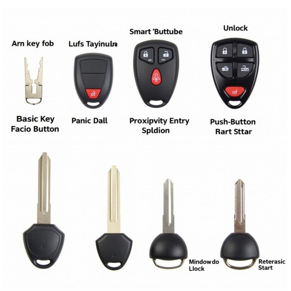 Different Key Fob Types for 2010 Hyundai Santa Fe