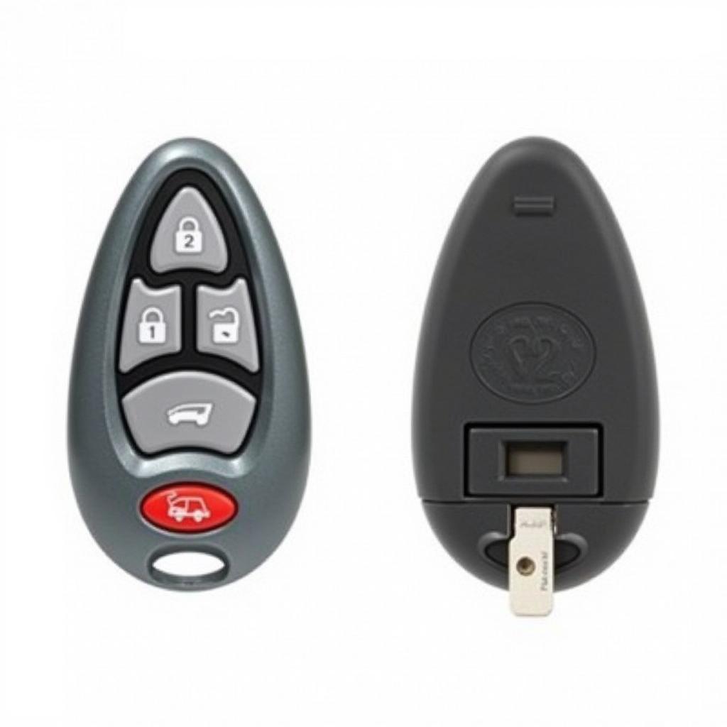 2010 Infiniti EX35 Key Fob Front and Back View