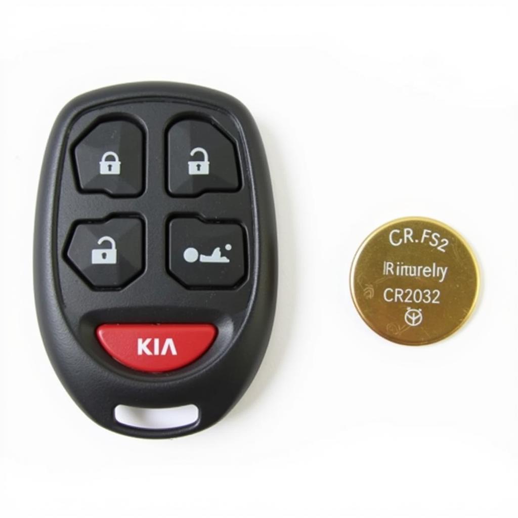 2010 Kia Forte Key Fob and CR2032 Battery