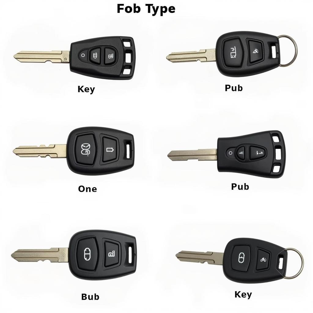 2010 Mazda 6 Key Fob Types