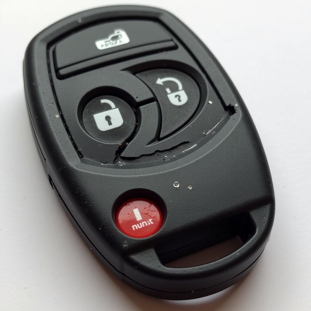 Damaged 2010 Nissan Altima Key Fob