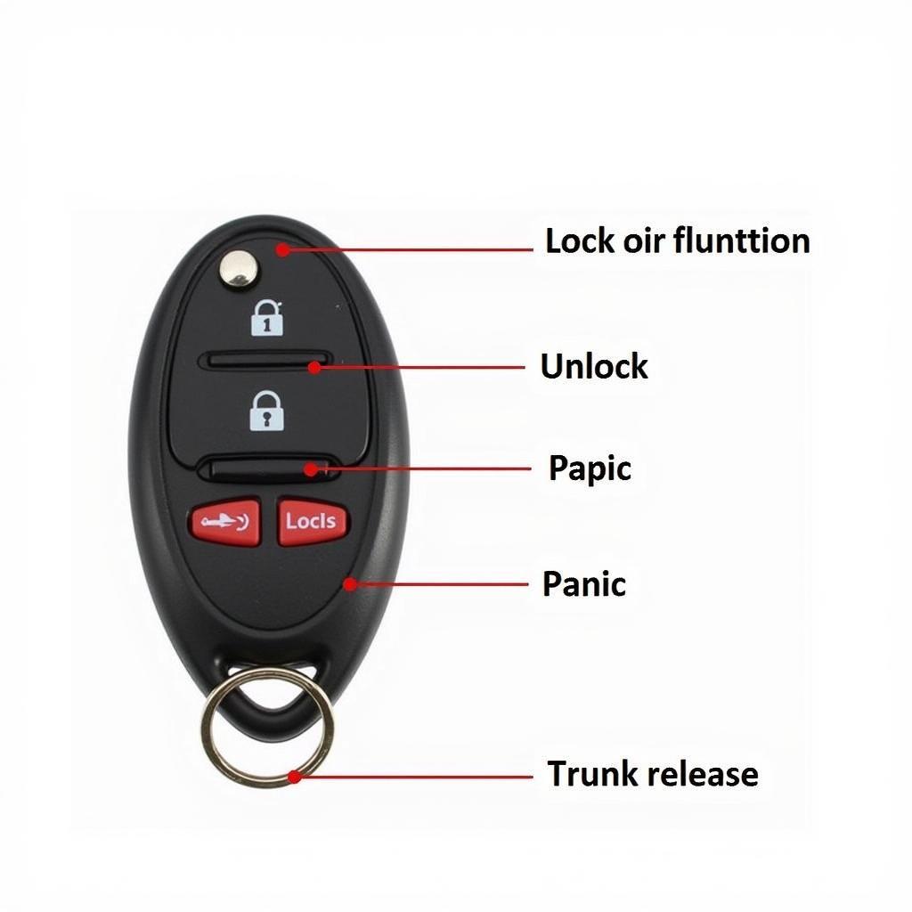 2010 Nissan Altima Key Fob Functions