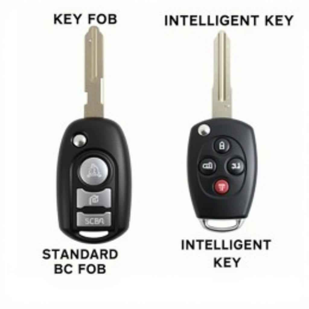 2010 Nissan Frontier Key Fob Types: Standard and Intelligent