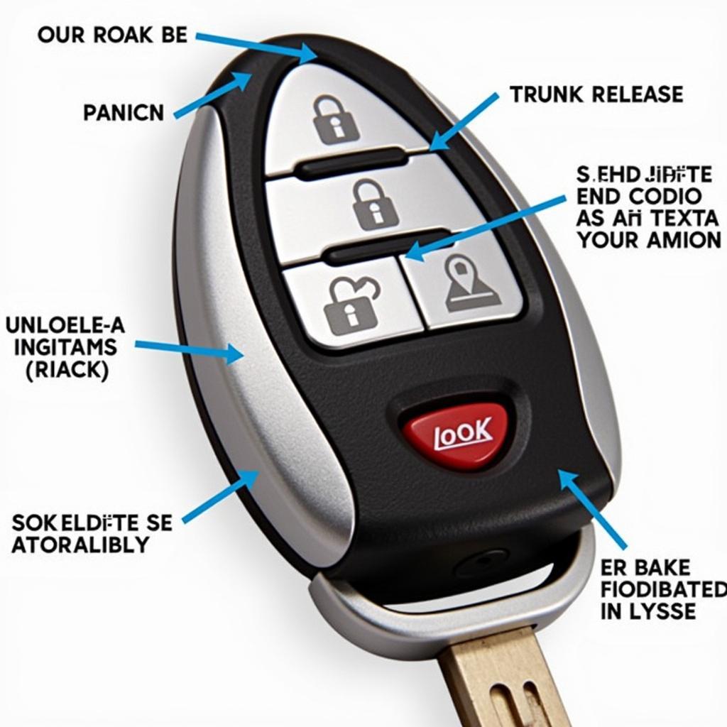 2010 Nissan Maxima Key Fob Buttons Explained