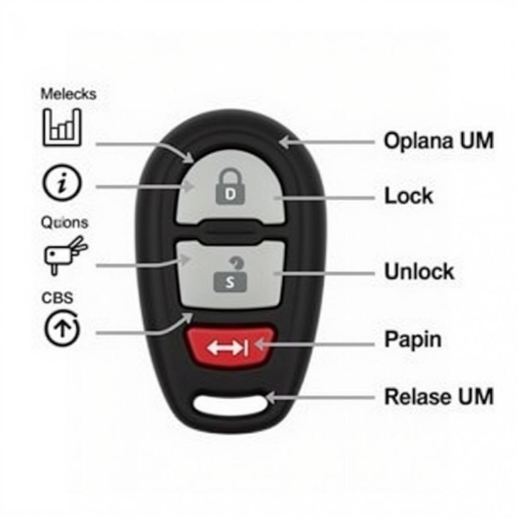 2010 Nissan Versa Key Fob Functions