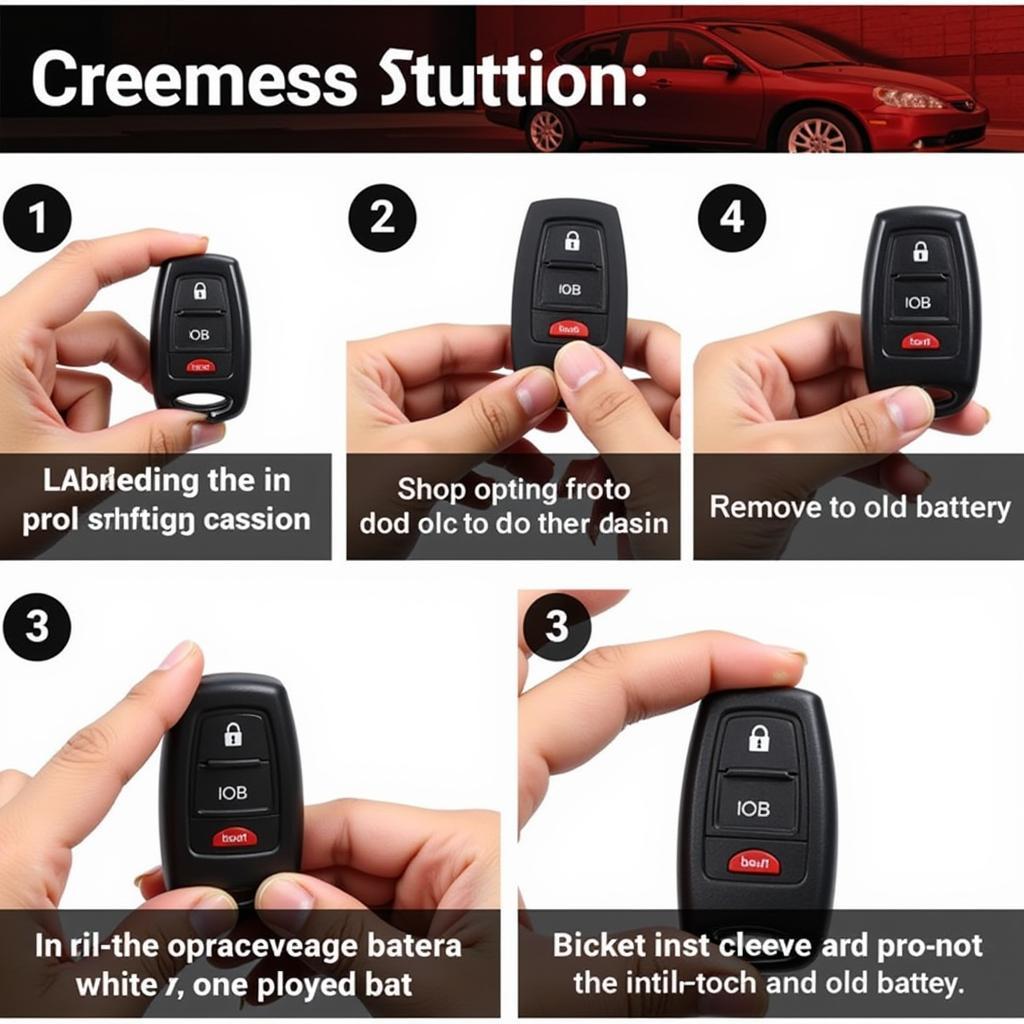 Replacing a 2010 Toyota Corolla Key Fob Battery