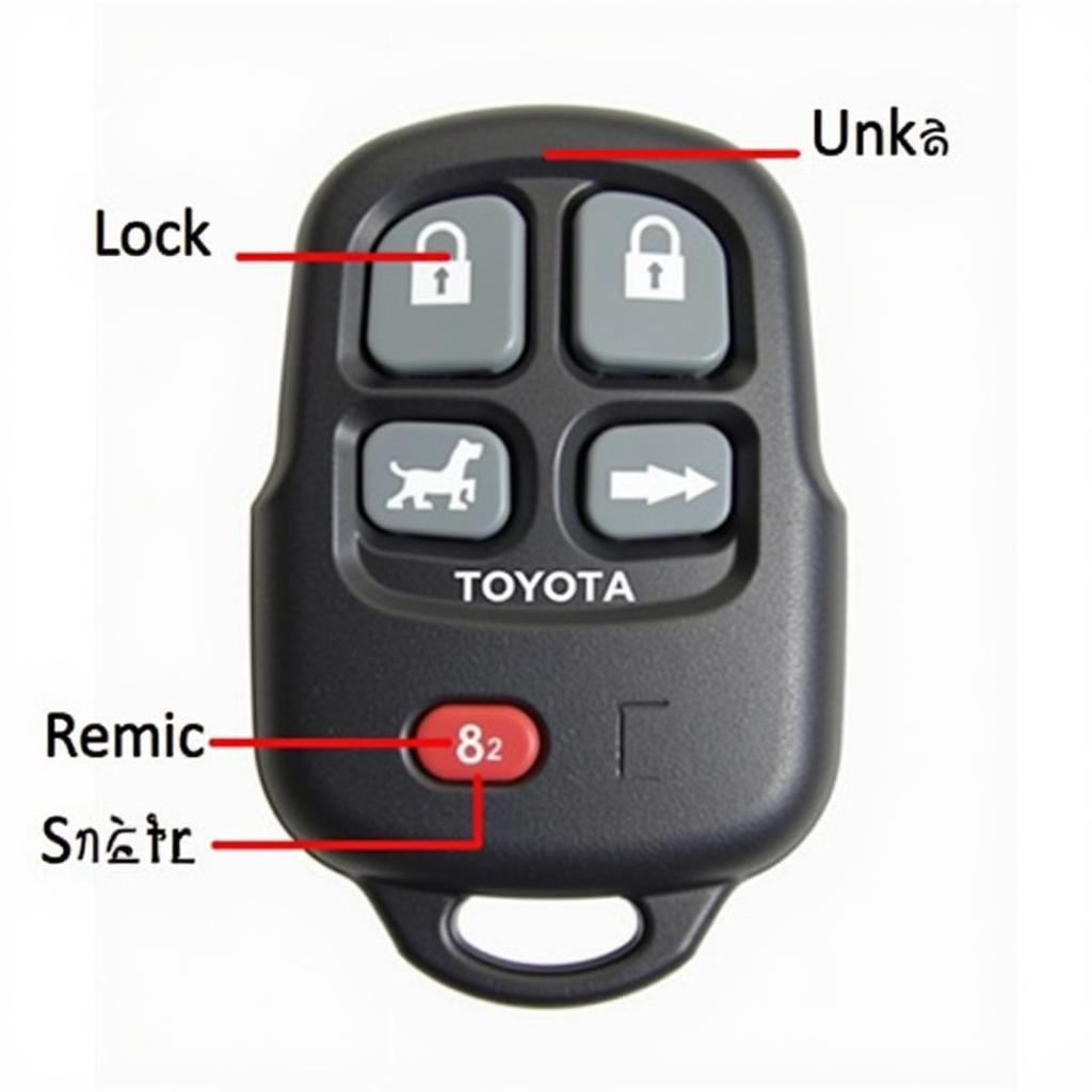 2010 Toyota FJ Cruiser Key Fob Functions