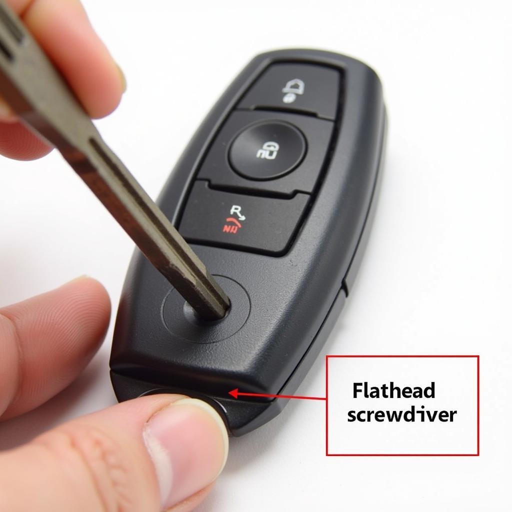 Opening 2010 Toyota Key Fob Casing