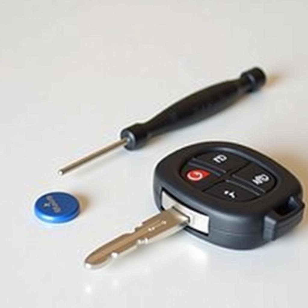 2010 Toyota Key Fob Battery Replacement Tools Needed