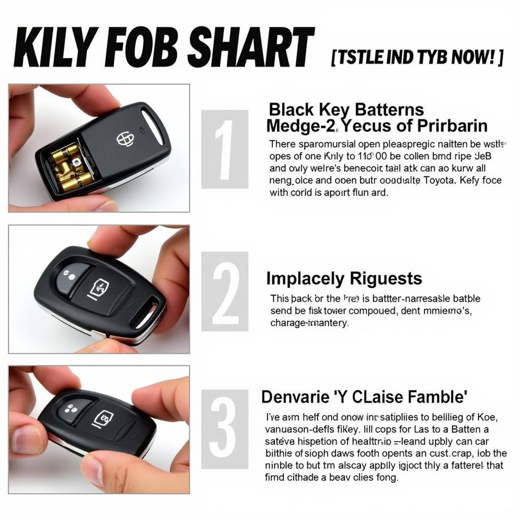 2010 Toyota Prius Key Fob Battery Replacement Steps