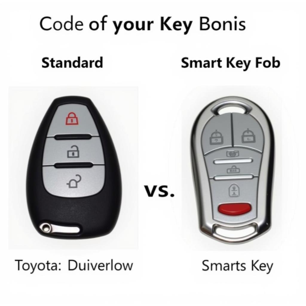 2010 Toyota Prius Key Fob Types