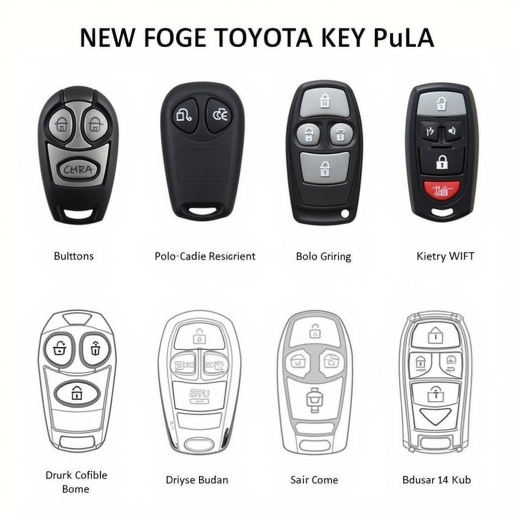 Different Types of 2010 Tundra Key Fobs