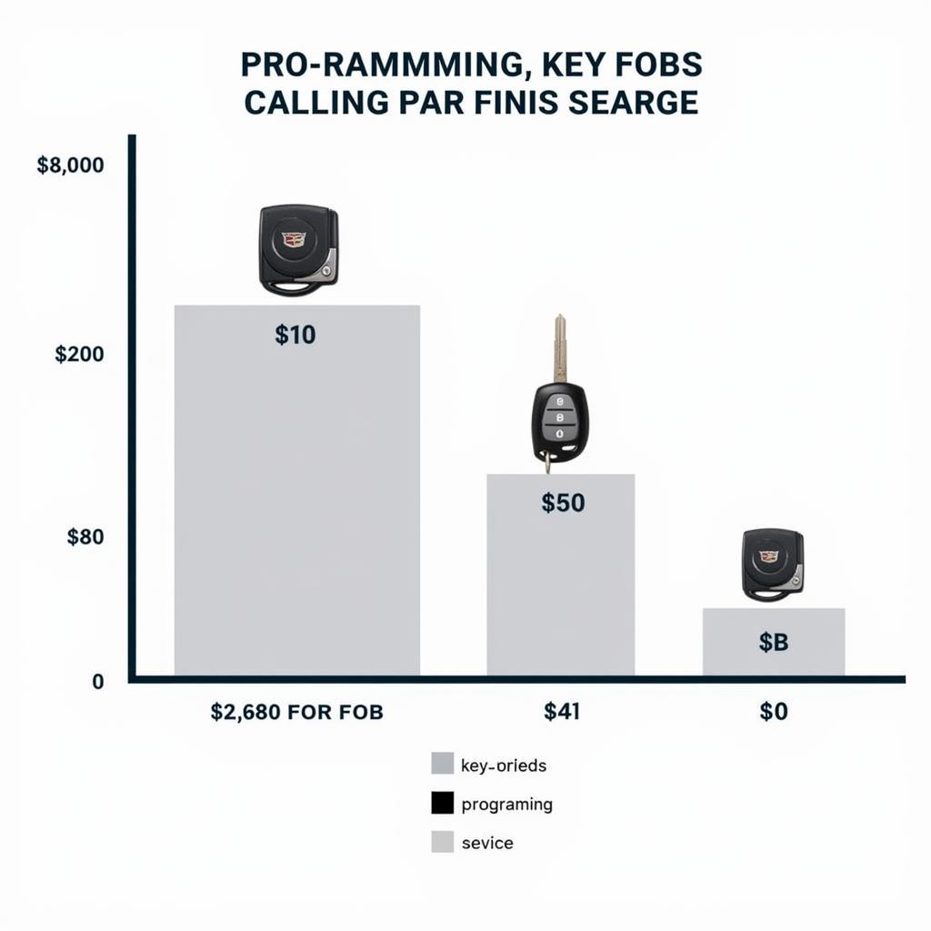 2011 Cadillac CTS Key Fob Replacement Costs