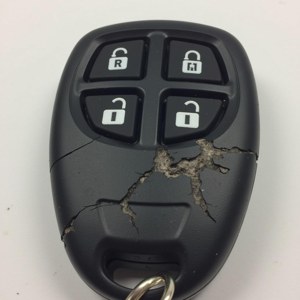 Damaged 2011 Chevy Equinox Key Fob Case