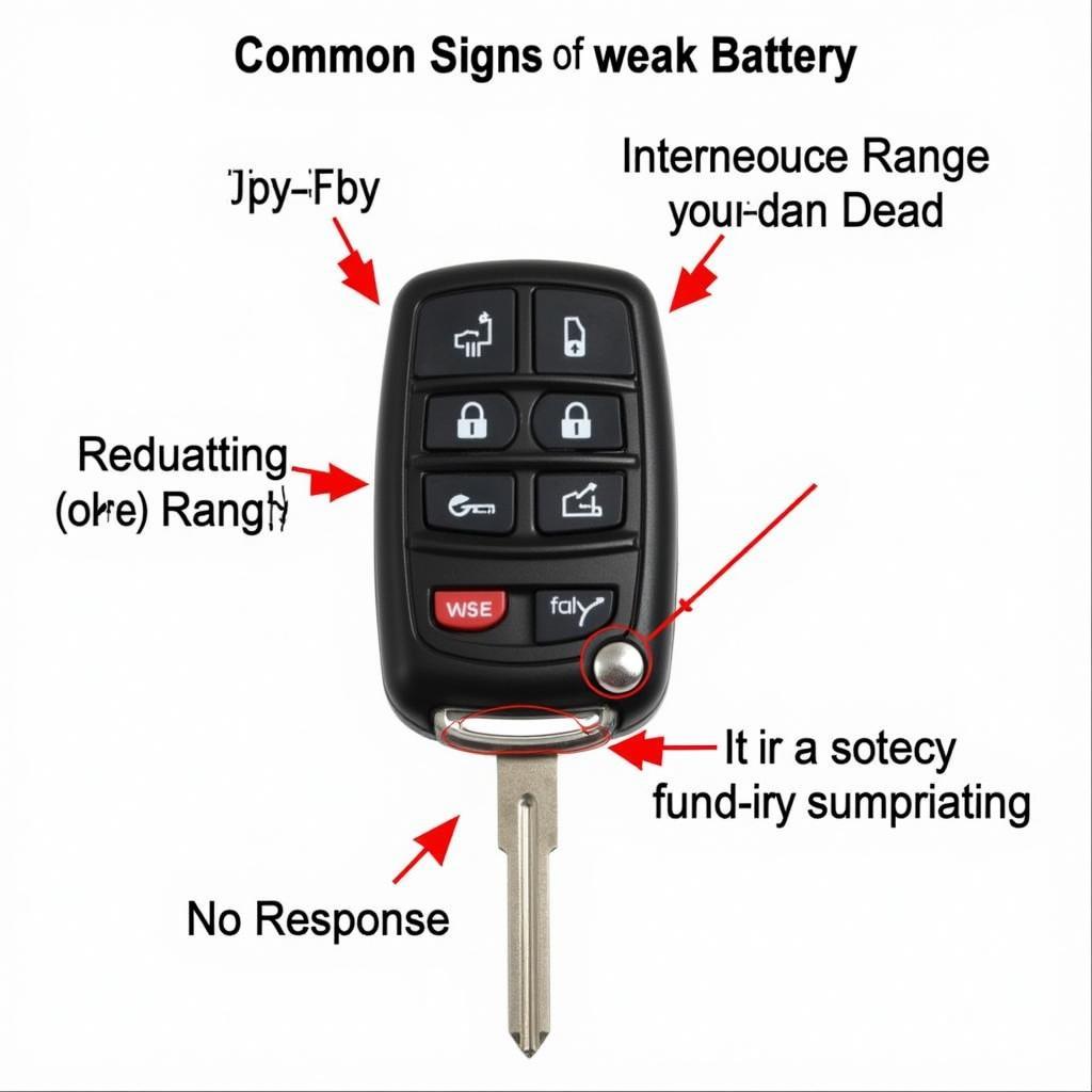 2011 Ford F150 Key Fob Symptoms of a Dying Battery