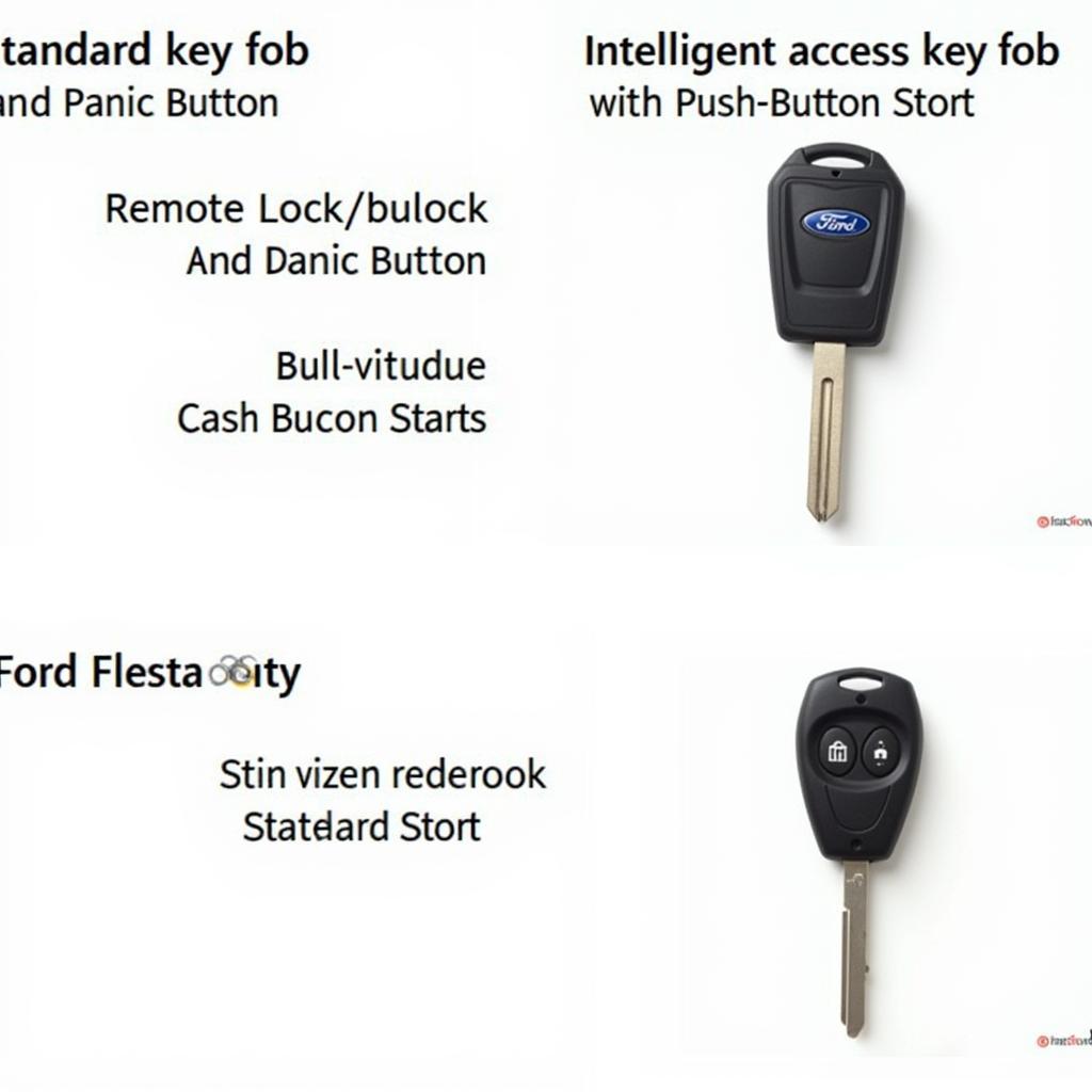 Different Types of 2011 Ford Fiesta Key Fobs