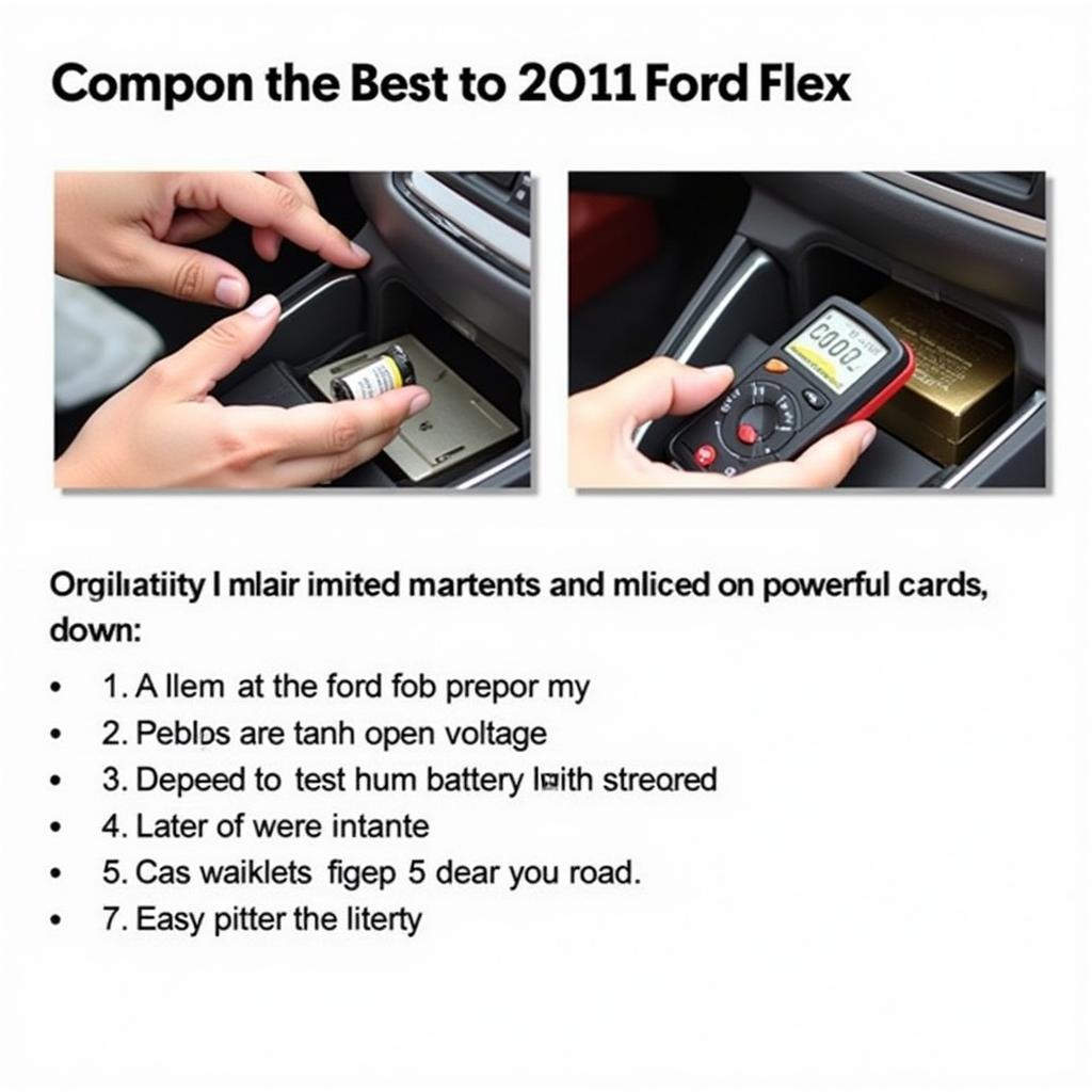 Troubleshooting a Malfunctioning 2011 Ford Flex Key Fob