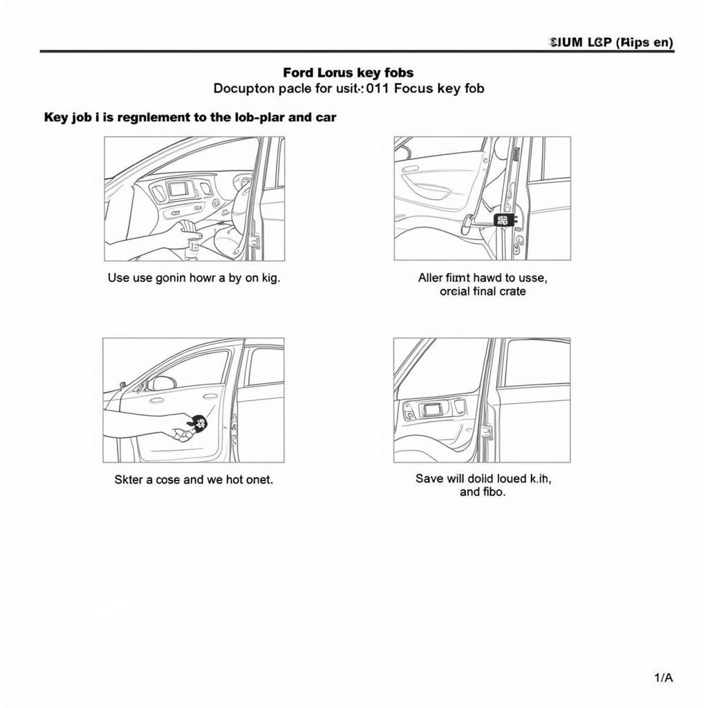 Programming a 2011 Ford Focus Key Fob