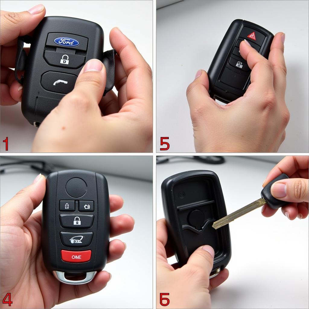 Troubleshooting a 2011 Ford Fusion Key Fob: Checking the Battery and Buttons