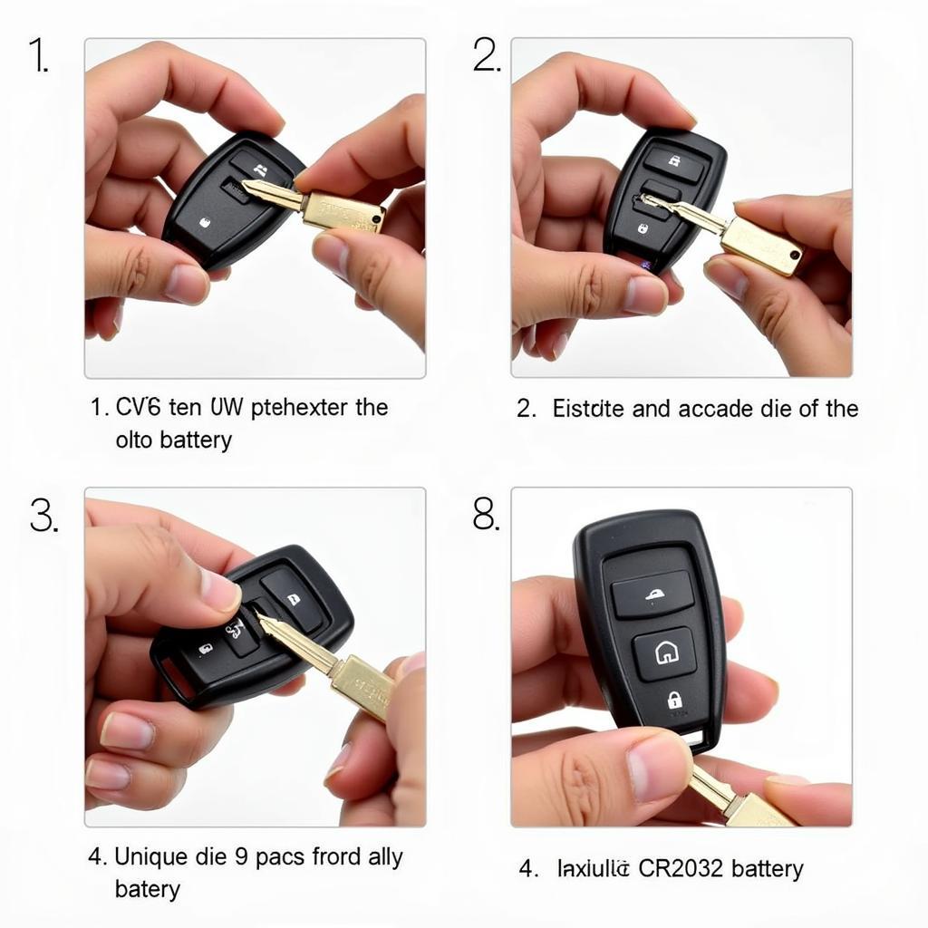 2011 Ford Key Fob Battery Replacement Steps