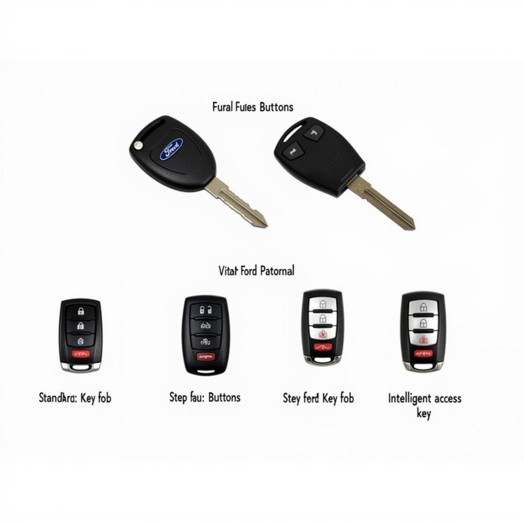 Different Types of 2011 Ford Taurus Key Fobs