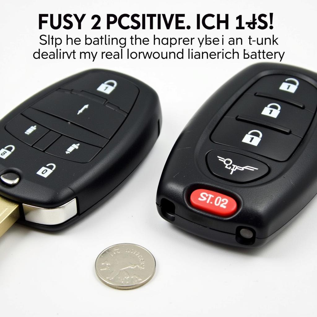 2011 GMC Sierra Key Fob Battery - CR2032