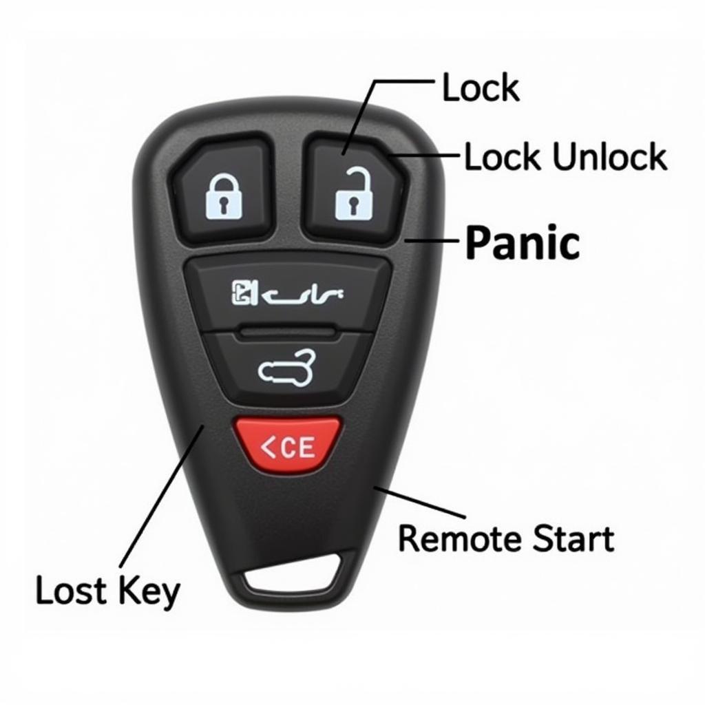 2011 GMC Sierra Key Fob Buttons and Their Functions