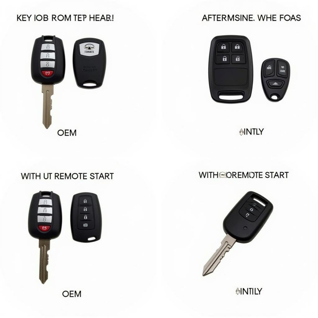 Types of 2011 Infiniti G37 Key Fobs