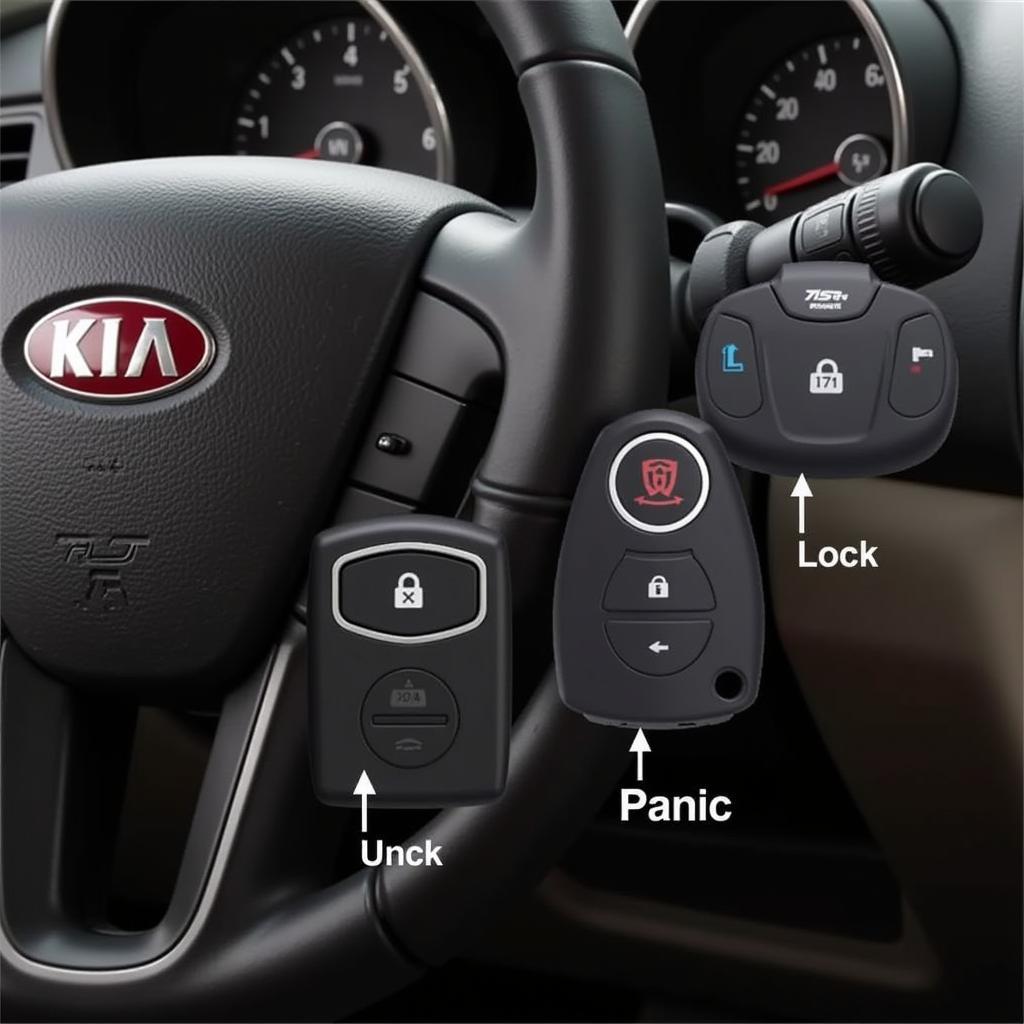 2011 Kia Sorento Key Fob Functions: Lock, Unlock, Remote Start, Panic Button