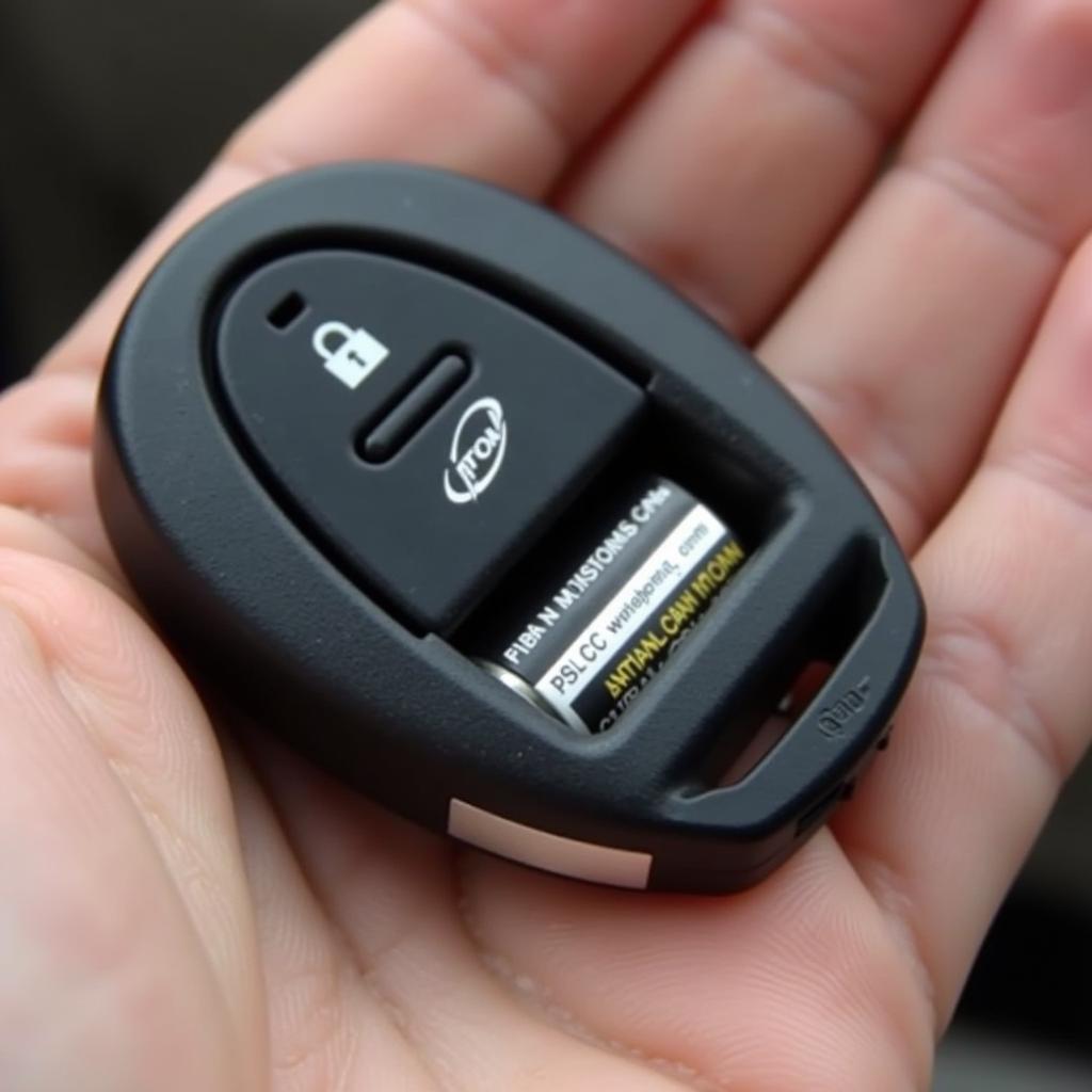 Replacing the key fob battery in a 2011 Nissan Altima