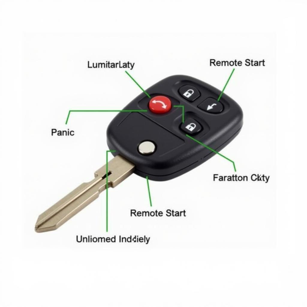 2011 Town and Country Key Fob Functions