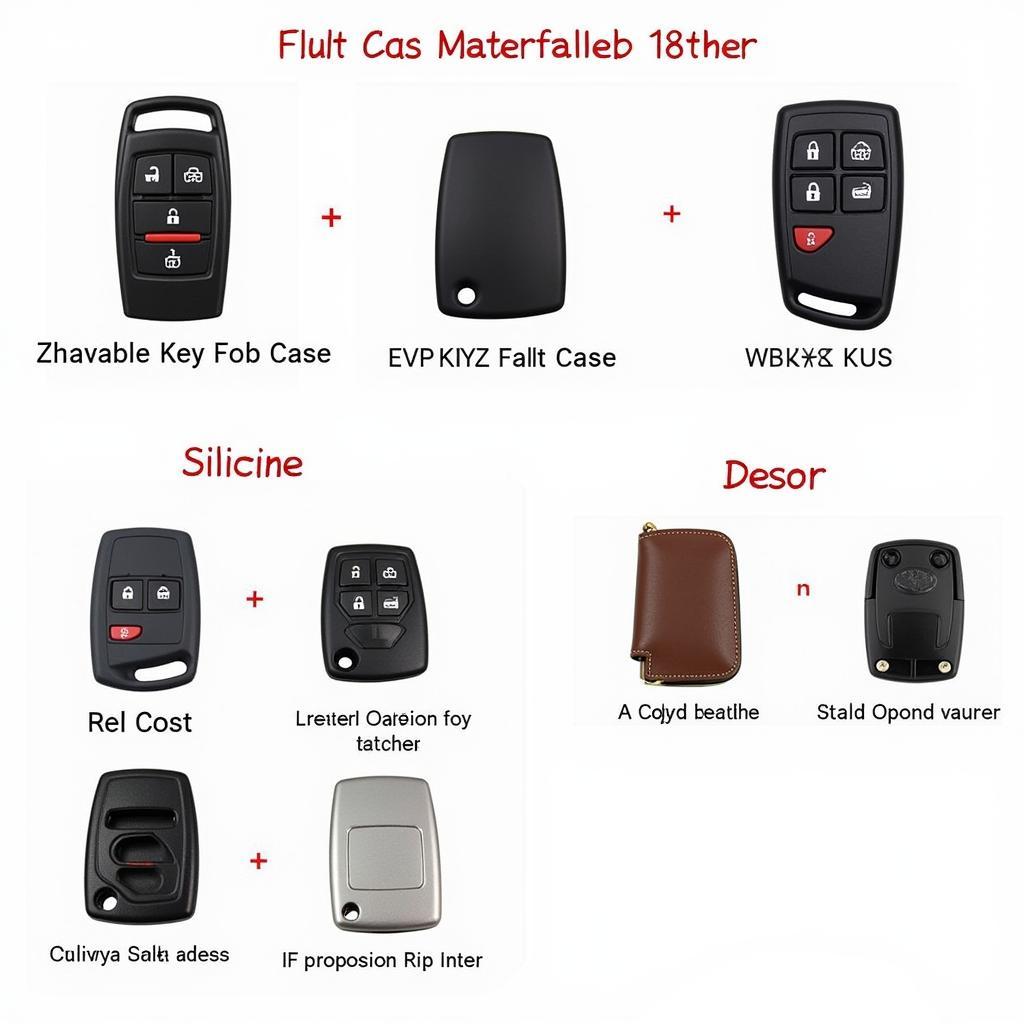 2011 Toyota 4Runner Key Fob Case Options