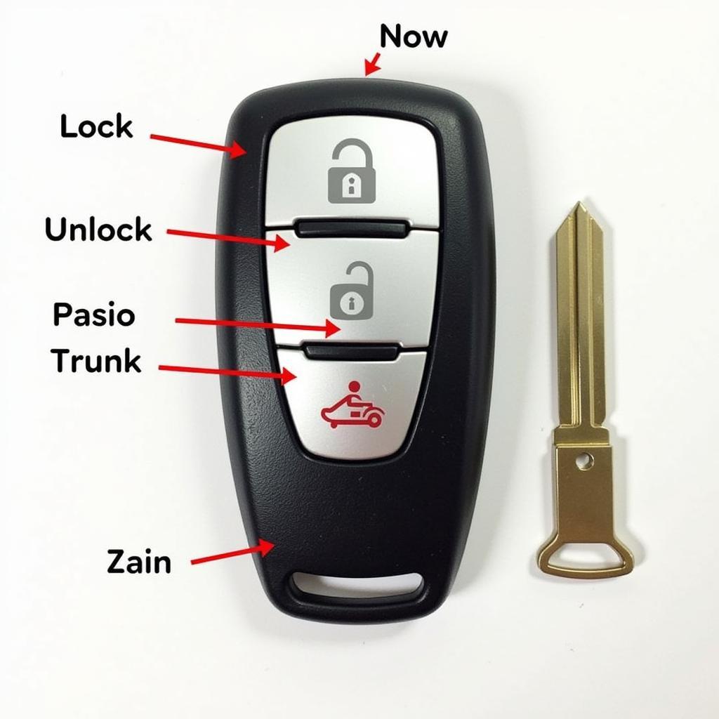 2011 Toyota Camry SE Key Fob Functions