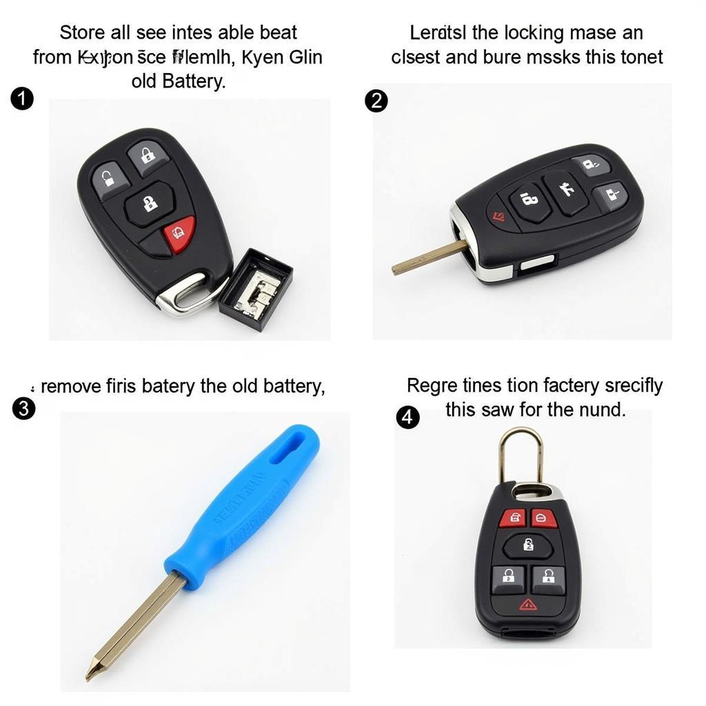 Replacing the Key Fob Battery in a 2011 Toyota Prius