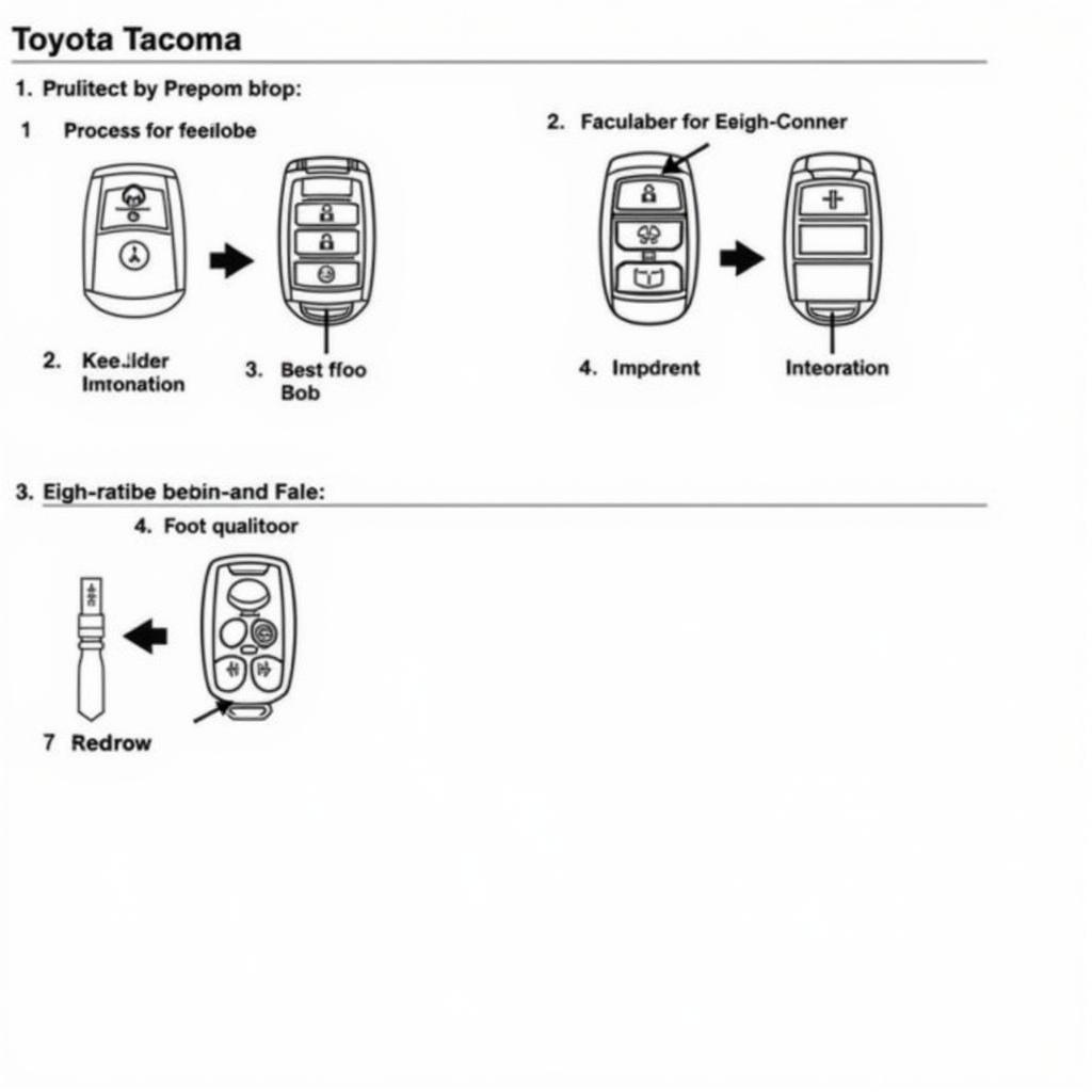 Step-by-step guide to programming a 2011 Toyota Tacoma key fob