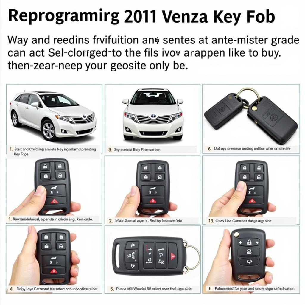 Reprogramming a 2011 Toyota Venza Key Fob