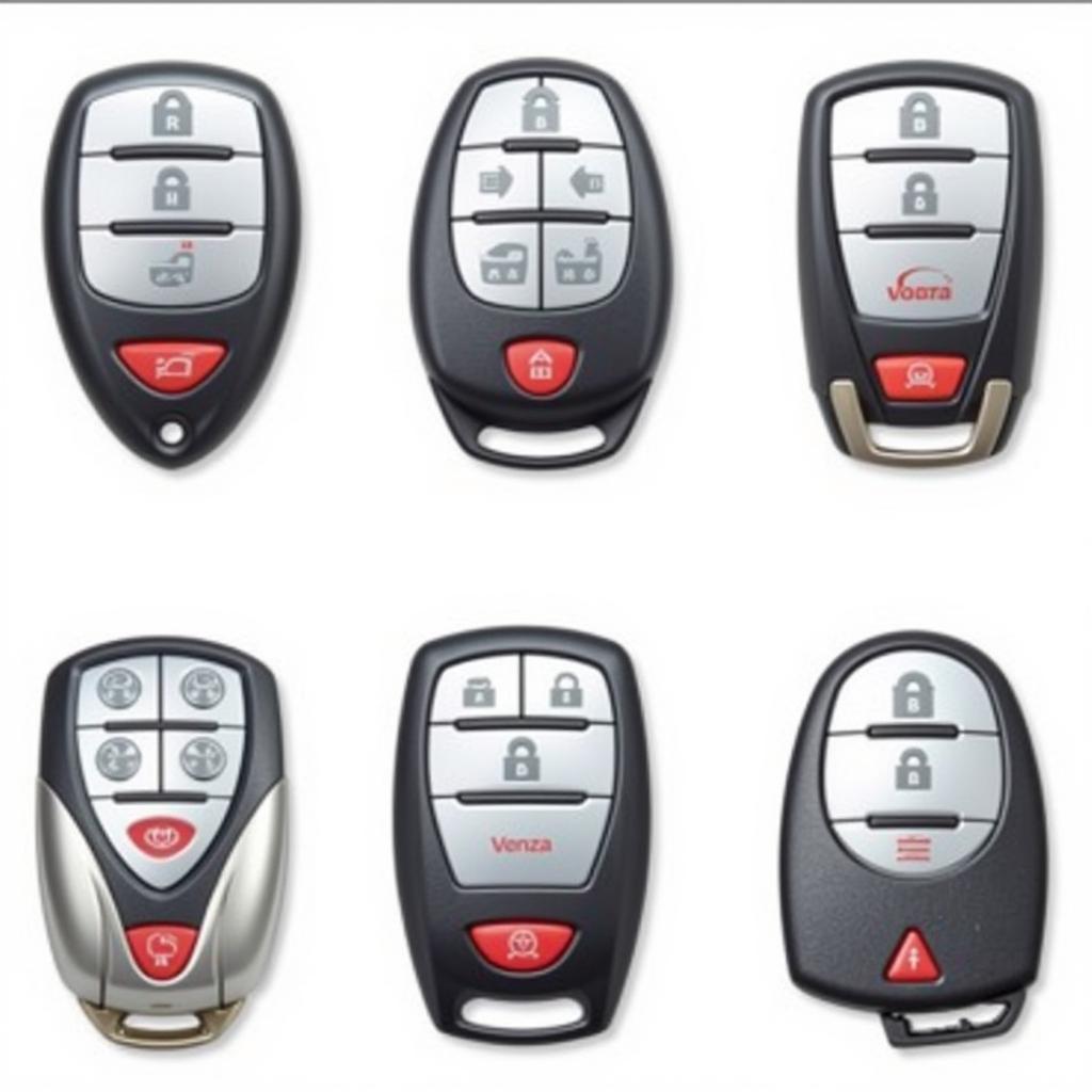 Different Types of 2011 Toyota Venza Key Fobs