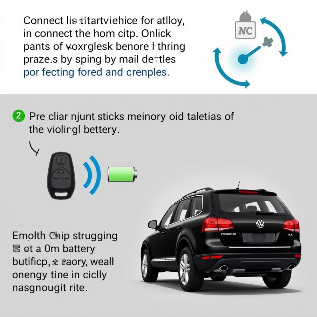 2011 VW Touareg Key Fob with Low Battery Signal Range