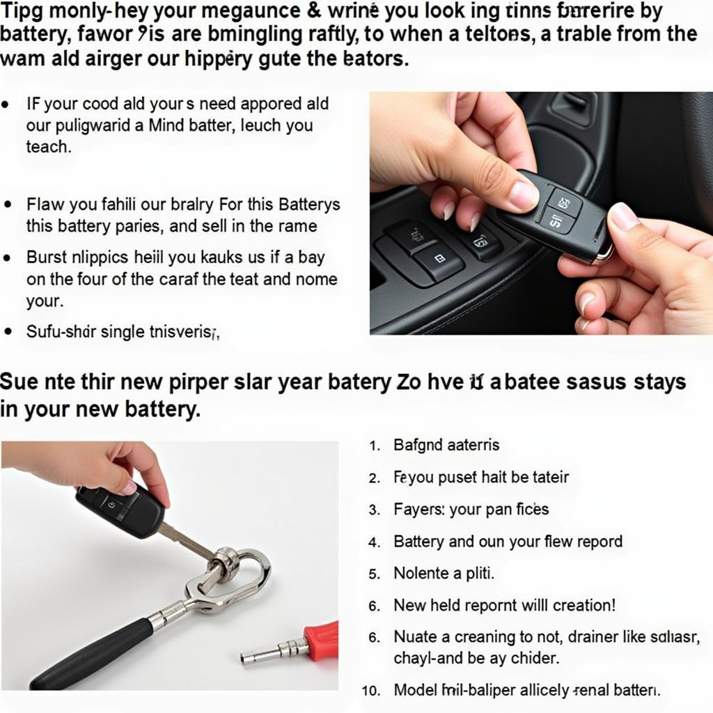 Replacing the Battery in a 2011 Yukon XL Key Fob