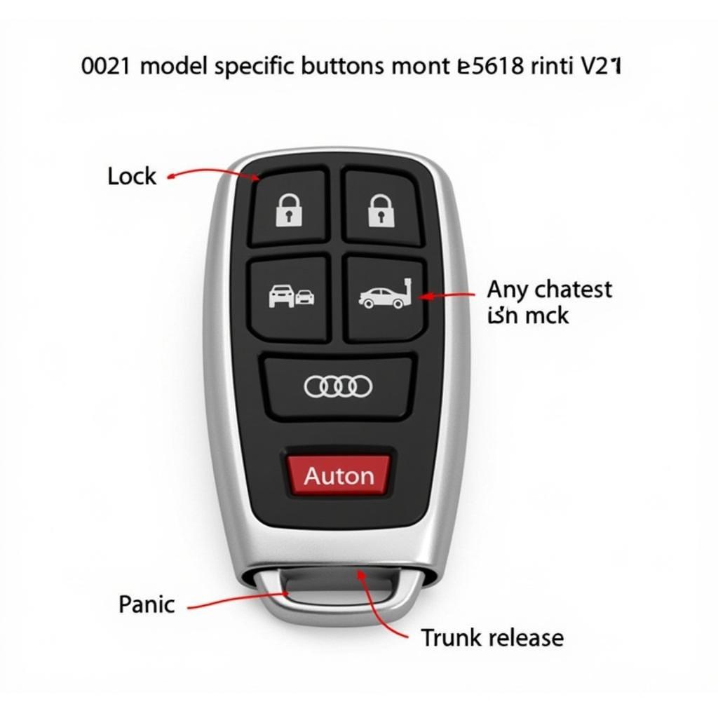 2012 Audi Key Fob Functions Buttons Explained