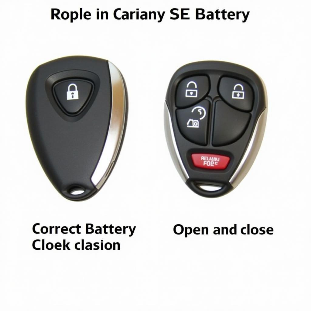 Replacing the Battery in a 2012 Camry SE Key Fob: Step-by-step guide with images.