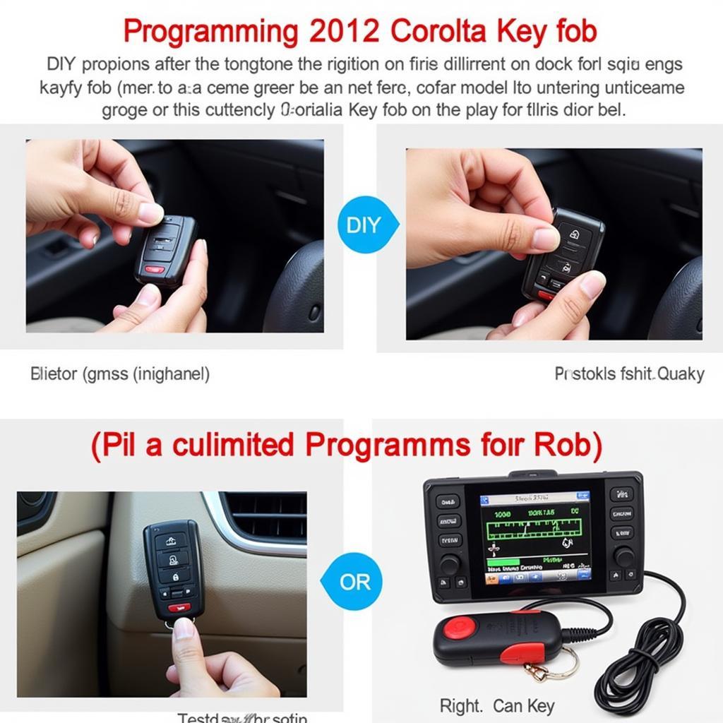 Programming a 2012 Toyota Corolla Key Fob