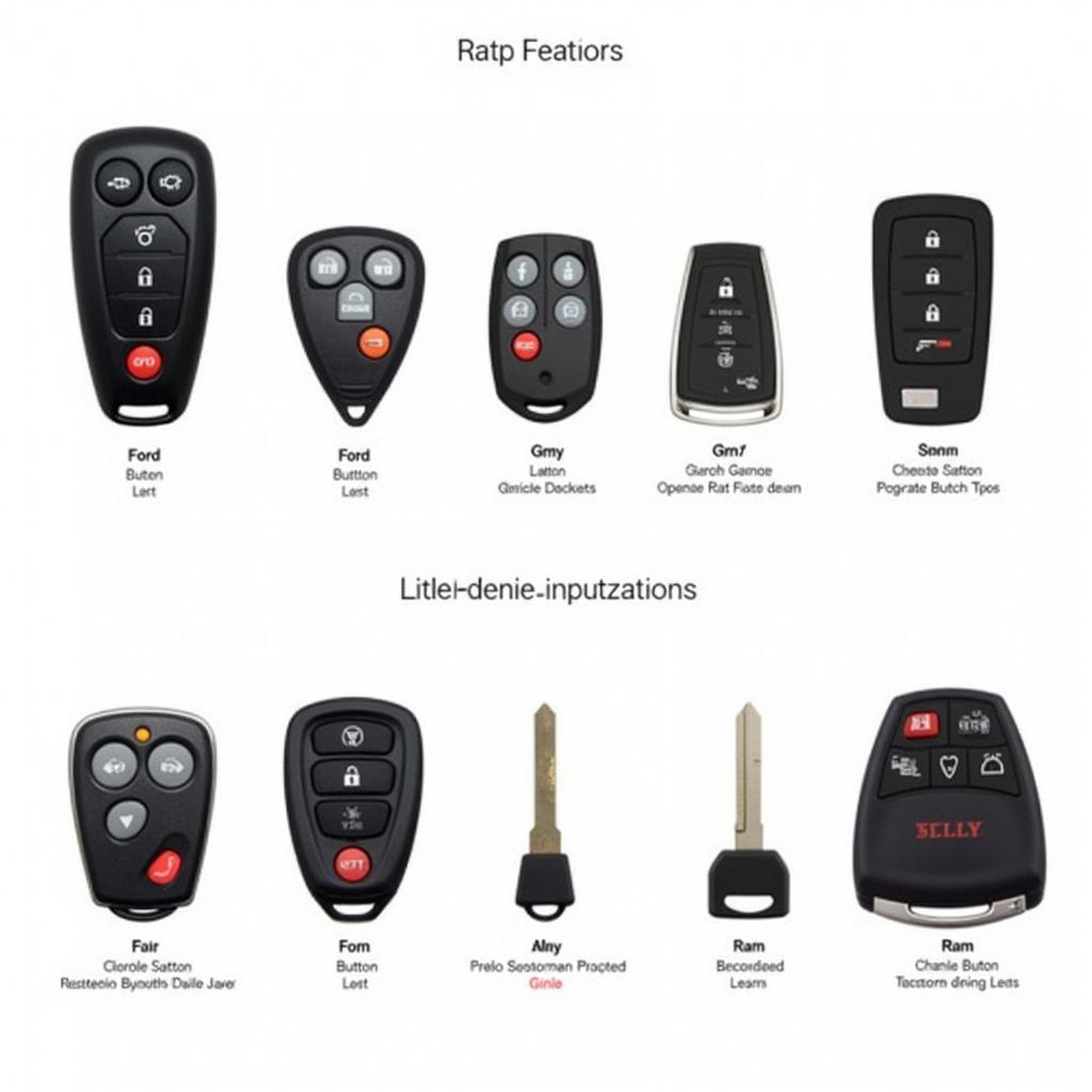 Different 2012 Diesel Key Fob Types