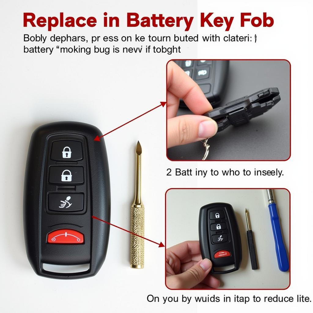 Replacing the Key Fob Battery in a 2012 Dodge Challenger